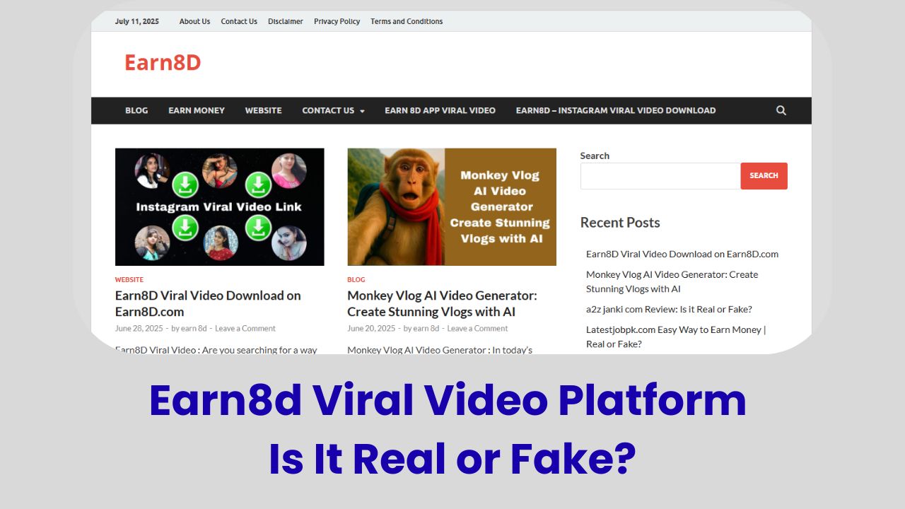 Earn8d Viral Video Platform – Is It Real or Fake?
